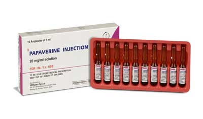 buy Papaverine HCL Injection 10 x 2ml